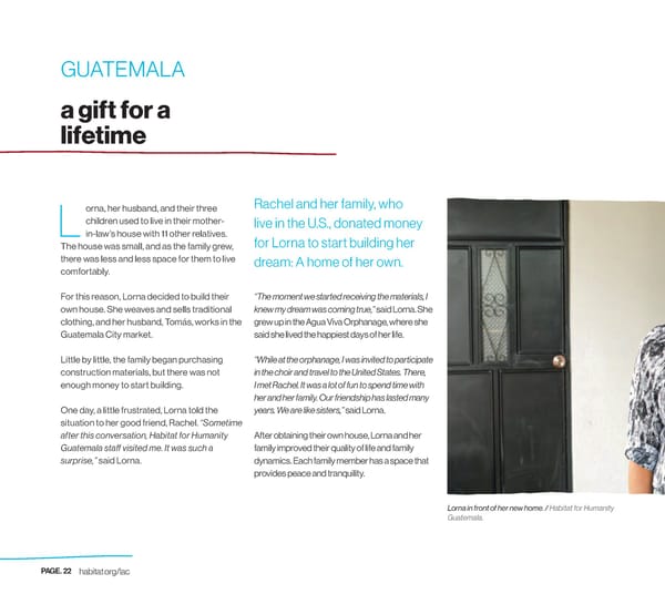 Habitat for Humanity Annual Report - Page 22